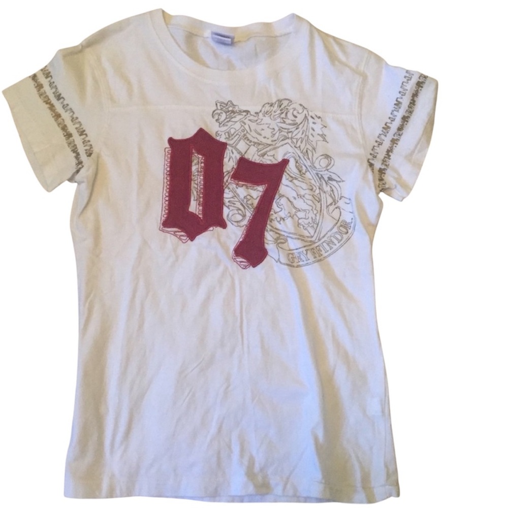 Y2k Universal Orlando Wizarding World of Harry Potter Gryffindor Tee Shirt 07 M